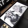 Gaming Mouse Pad Large Desk Mat Antislip Stitched Edges Cute Angel Anime Print Pink Tone Waterproof Mat for Home Use