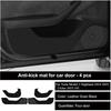 For Tesla Model 3 Y 2026 Car Door Anti-kick Mat Panel Leather Carbon Fiber Interior Glove Box Protective Sticker Car Accessories