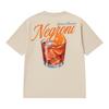 Negroni Summer Classic Cocktail Tshirt Unisex Unisex Retro Drink Print Oversized Casual Streetwear Short Sleeve Tee Tops