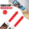 10/20pcs Caulk Cap Glass Glue Tip Sealing Cap Barrel Glue Mouth Protective Cover Caulking Gun Nozzles Cap Red Caulk Saving Cap