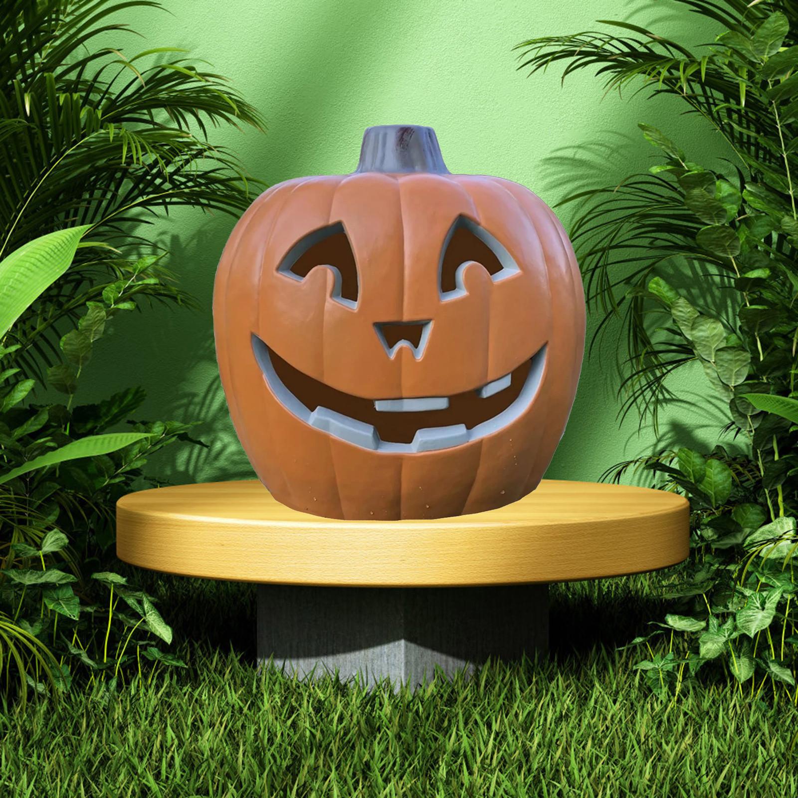 

Хэллоуинские тыквы-фонари, Хэллоуинские сцены, Украшения, Смешные, Светящиеся, Выдолбленные тыквы One Size