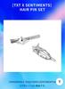 [USED] txt together pop up official hairpin set holy water