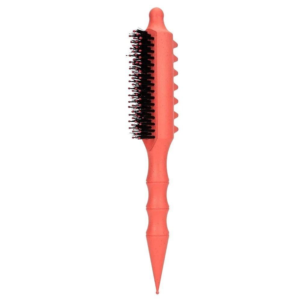 Wheat Straw Material Volumizing Curls Hair Comb Curling Roller Comb  For Fluffy Hair Roots