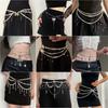 Women's Fashion Tassel Waist Chain, Butterfly Pearl Decorations, Sexy Body Jewelry, Matching Ornaments for Outfits