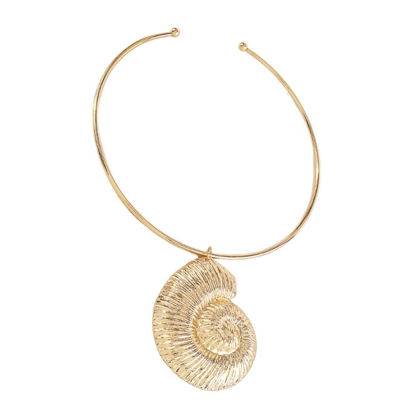 Y2K Beach Collar For Women Teens Beach Vacation Seashells Necklace Decoration