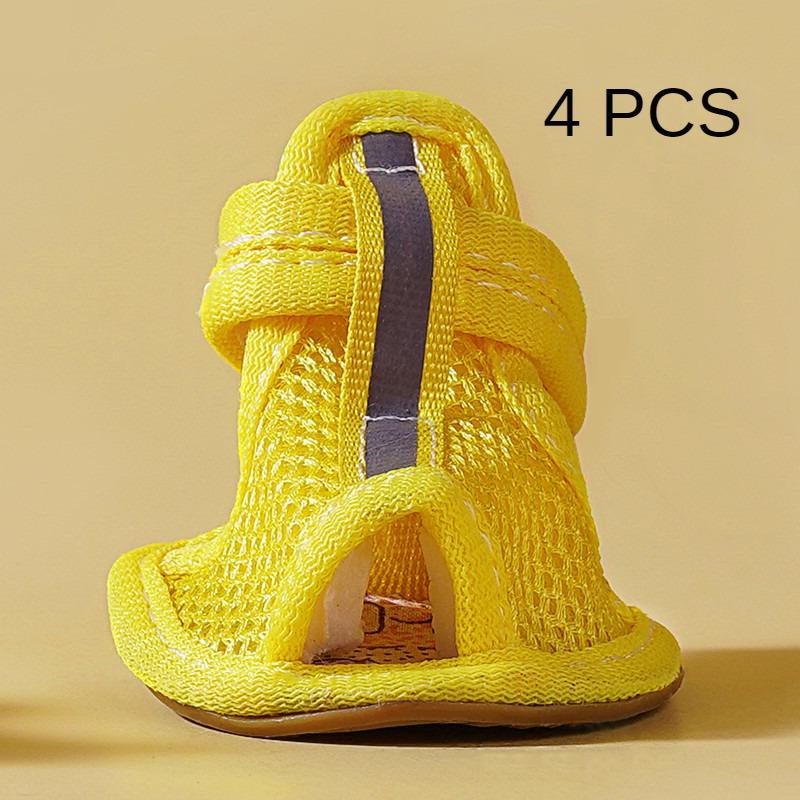 New Pet Shoes Cowgirl Bottom Mesh Sandals Dog Shoes Dog Sandals