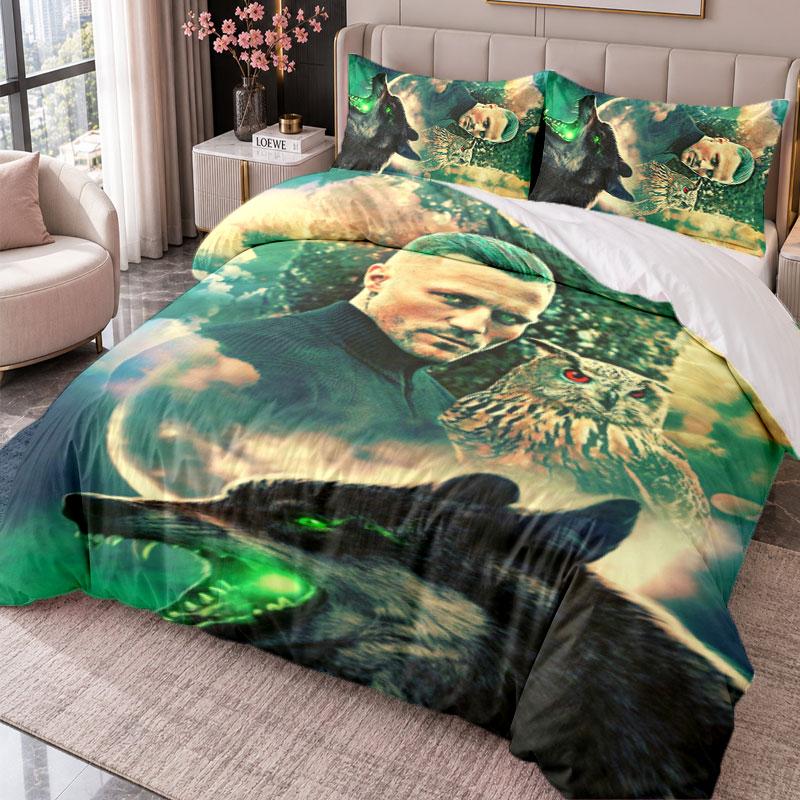Kontra K 3Pcs Bedding Set Duvet Cover With Two Pillowcases For Bedroom Home Decoration