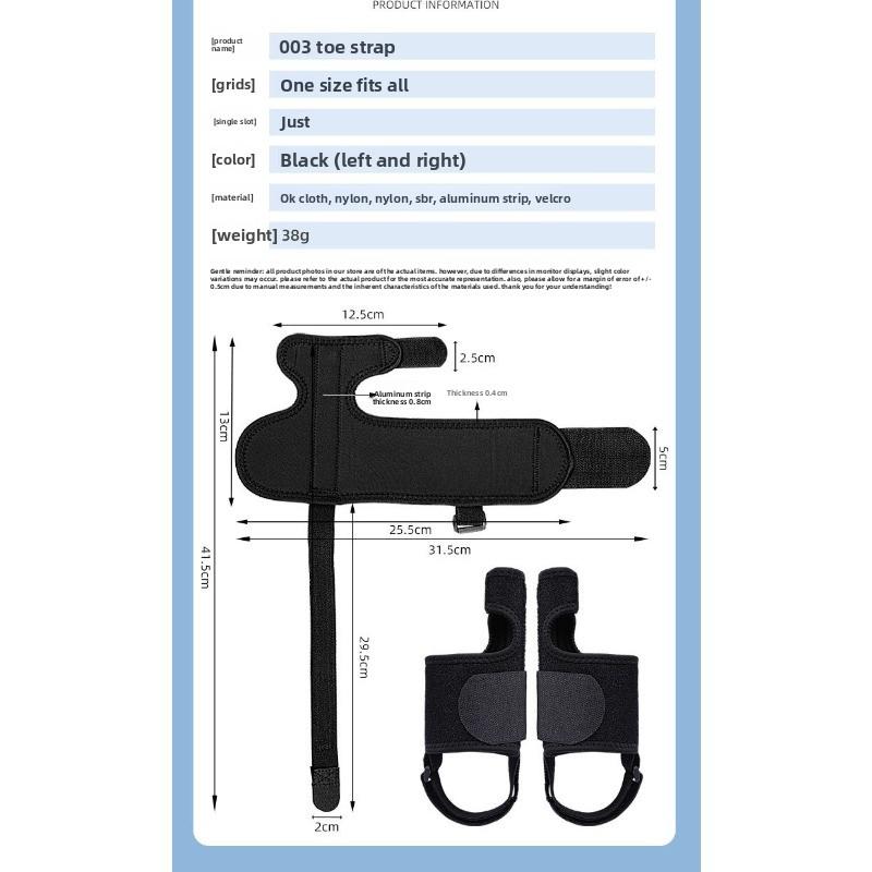 Big Toe Valgus Orthosis Toe Overlapping Toe Splitter Adjustable Day and Night Fix Straps with Toes