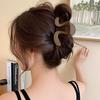 Women Hair Claw Geometric Shape Anti-slip Teeth Hair Clip Shower Back Head Hair Clip Hair Accessories