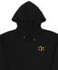 [Unisex] Small Double Drawing Smile Hoodie_Black