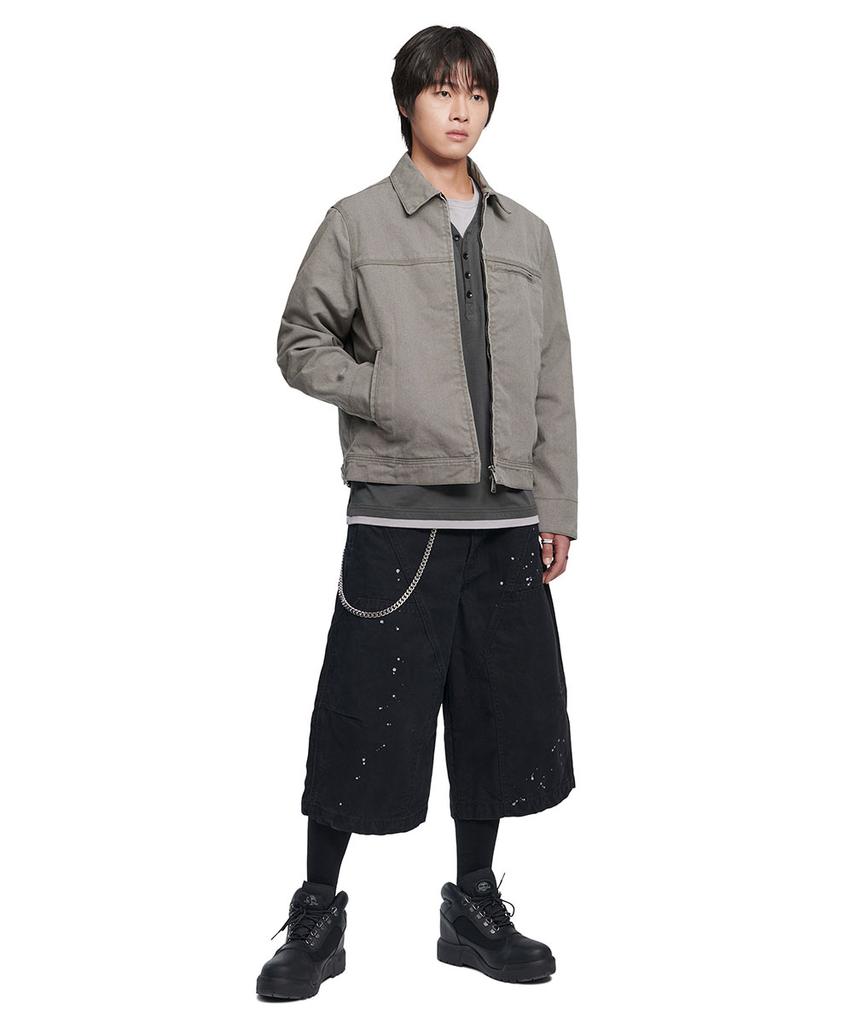 Nomanual E.S Washed Work Jacket - Washed Gray