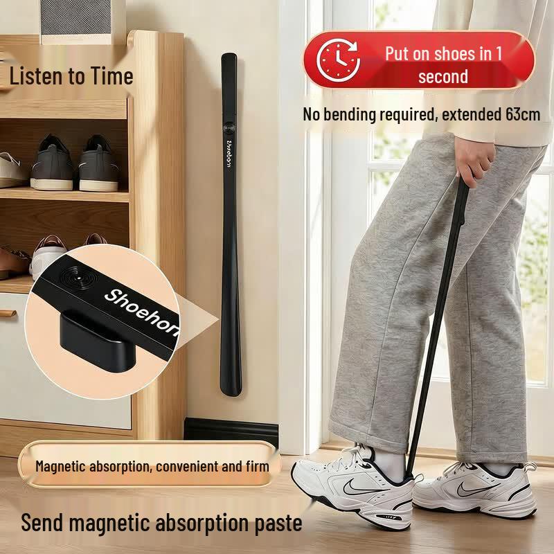 Magnetic Long Handle Shoehorn