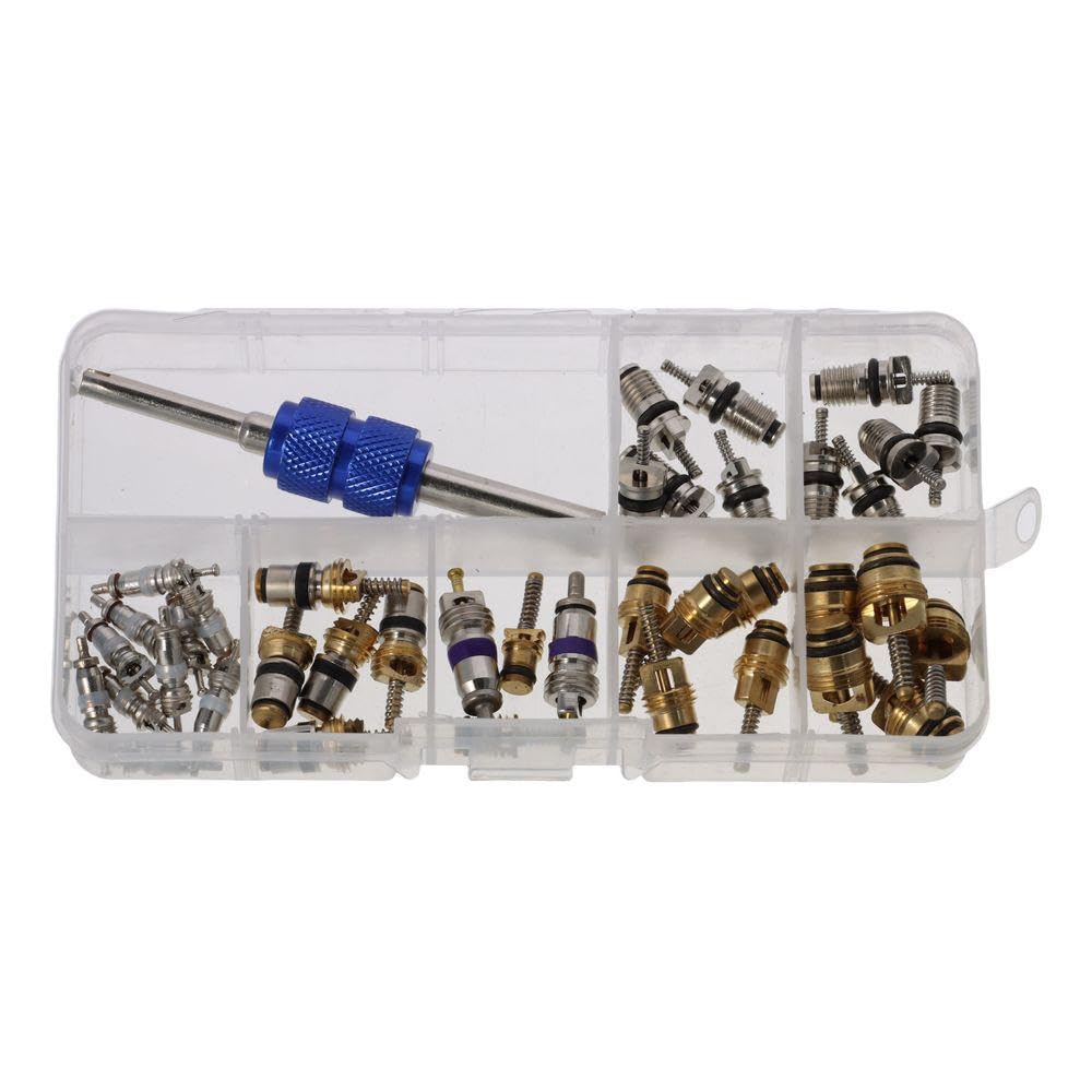Car Air Conditioner Valve Core Kit, R12 R134a Remover Tool