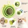 Natural Catnip Ball Cat Wall Stick-on Toy Scratcher Treats Healthy Natural Removes Ball to Promote Digestion Cat Grass Snack