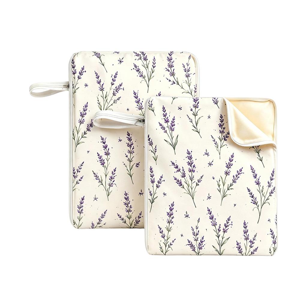 Beeswax Bread Bag with L-Shaped Zipper for Bread Storage