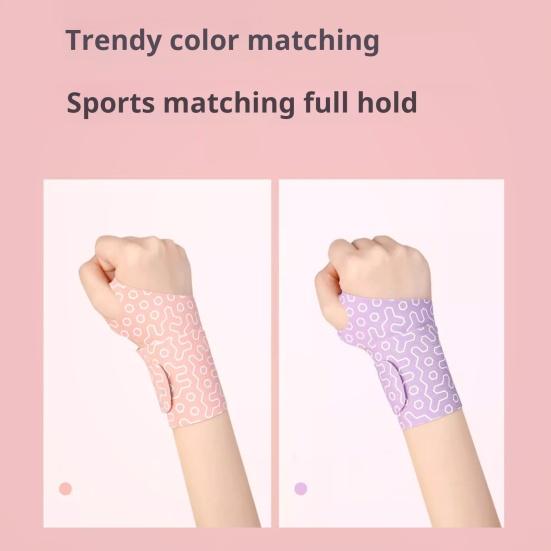 Fascia da polso sportiva ultra sottile Supporto per tunnel carpale Sollievo dal dolore Artrite Tendinite Tutore per polso Mano destra e sinistra Compressione Fasce elastiche per polso