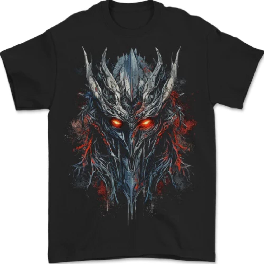 An Evil Sauron Mask Demon Mens T-Shirt 100% Cotton XL