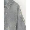 2025 Summer European & American Retro Women's Distressed Denim Jacket