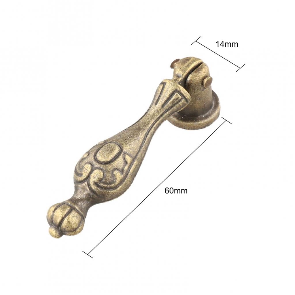 Antique Bronze Cabinet Knob Drawer Closet Pendant Drop