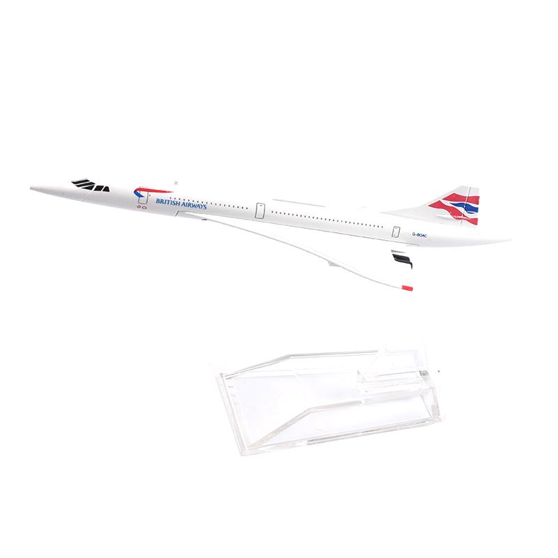 

1/400 Scale 16cm BRITISH AIRWAYS CONCORDE Airplane Model Airplane Diecast Metal Planes