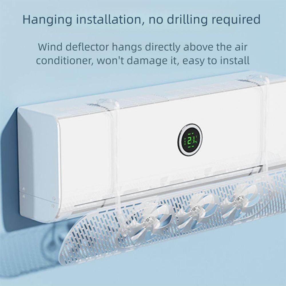 Adjustable Air Conditioner Windshield Anti Direct Blowing Air Diverter Cover  for Home/Office