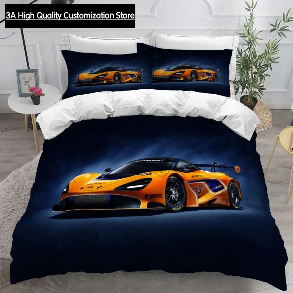 Car Modern Bedding Set Queen King Full Double Duvet Cover And Pillowcase Boys Bed Linens 240x220 Quilt Cover NO Sheet