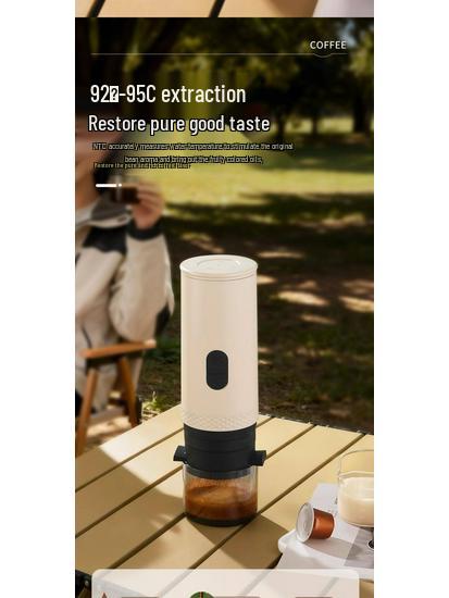 20-Bar High-Pressure Portable Italian Espresso Coffee Machine