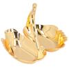 Jewelry Tray Elegant Swan Zinc Alloy Simple Lines Fine Plating Glossy Durable Fadeless Widely Used