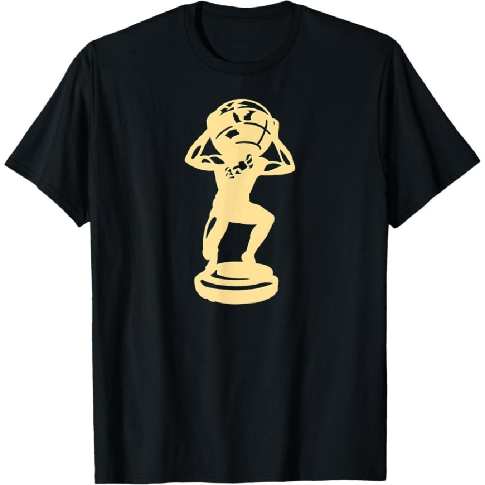 Футболка со скульптурой Атланта из греческой мифологии XXXXXL чёрный