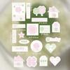40Pcs Lucky Four-Leaf Clover Self-Adhesive Sealing Sticker Photo Cards Packaging Bag Journal Deco Sticker