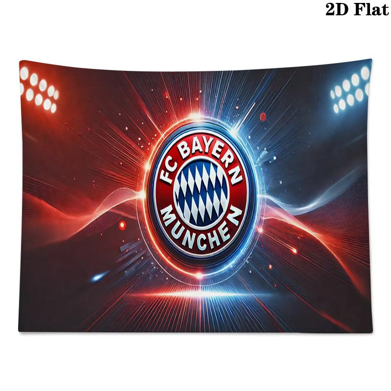 FC Bayern Munich Wall Tapestry Aesthetic Wall Hanging Printed Fabric Blanket Decorative Tapestries for Bedroom Living Room Home Decor