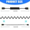 Flexible 8K@60Hz UHD2.1 Cable Wire Line Spring Design Aluminum Foil Shielded for Projectors Laptops