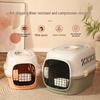 Portable Large Capacity Pet Carrier Backpack for Cats & Dogs - Space Capsule Design
