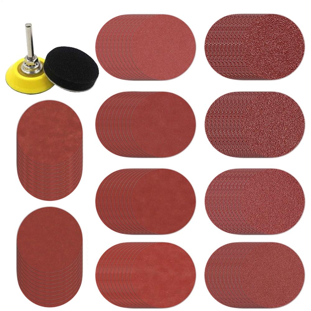 Sandpaper for Wood Abrasive Polish Pad Plate Car Sanding Kit Rotary Tool Accessories Drill Grinder Attachment for Furniture