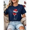 Cute Cat & Paw Print T-shirt Women's Harajuku Short Sleeve Casual