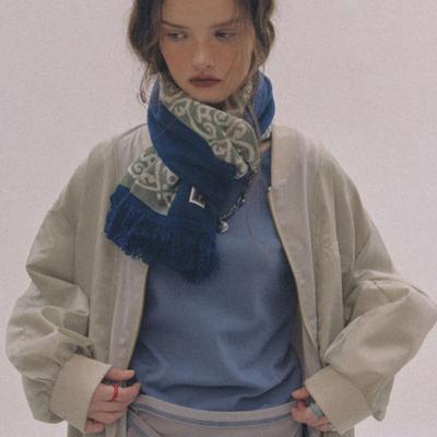 Nff Palette Schal-Marine Khaki