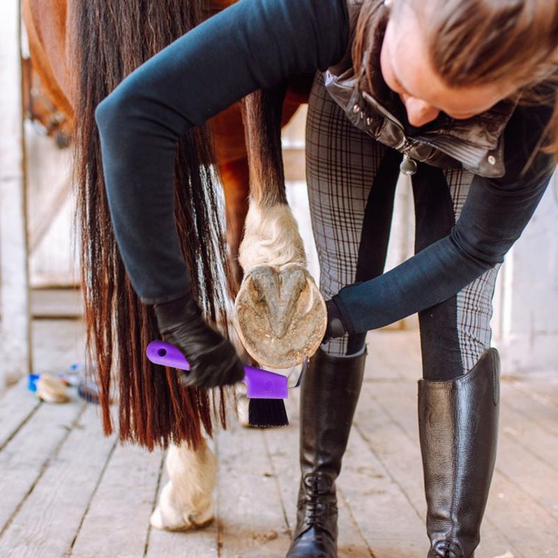 Hoof Picks For Horses 2 In 1 Horse Grooming Supplies Hoof Pick For Horse Cleaning Horse Hoof Polish Hoof Pick With Brush