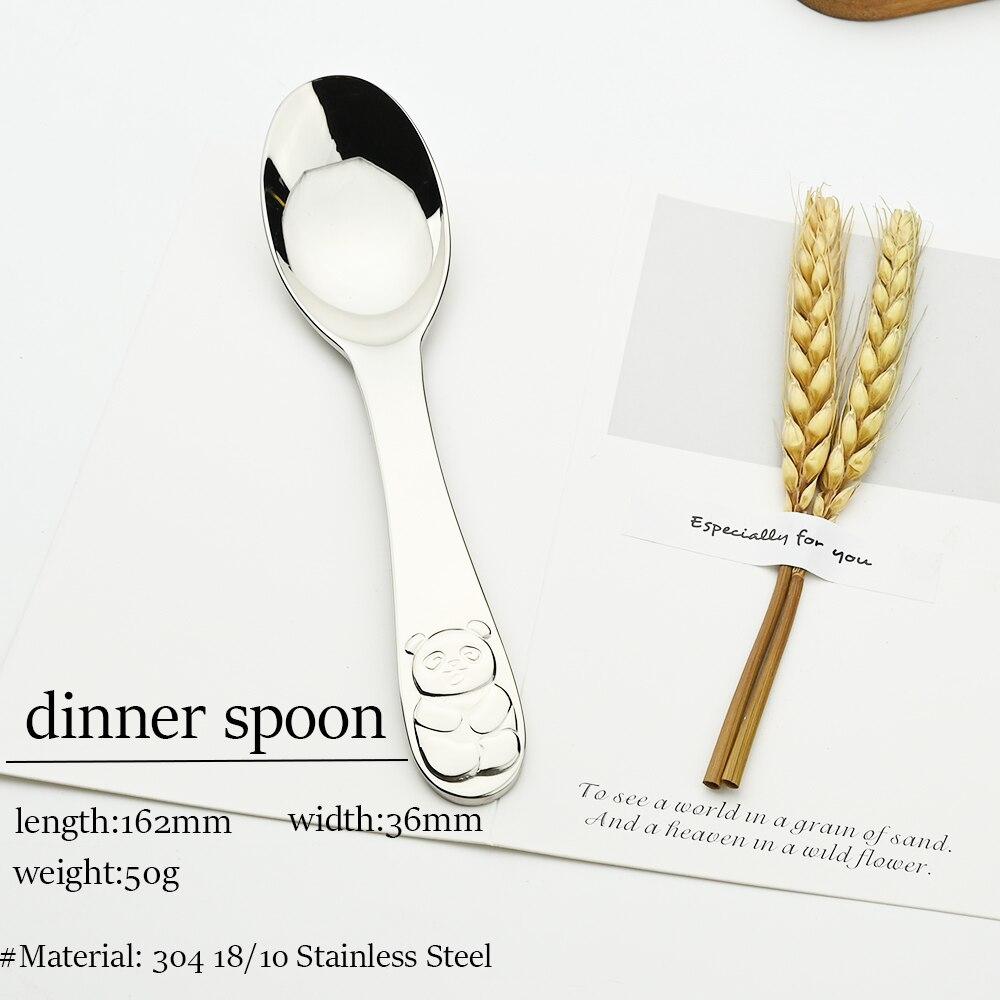 1/2/4Set Tragbares Besteckset aus 18/10 Edelstahl, Abendessenlöffel, Gabeln, Messer, Utensilien, hochglanzpoliert, Studentengeschirr