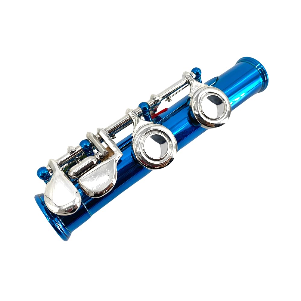 WUQIMUSC 16-Key Closed-Hole C Flute Instrument - BeginnerStudent Flute, Easy-to-Play and Durable Design, Includes Carrying Case, Cleaning Kit, and