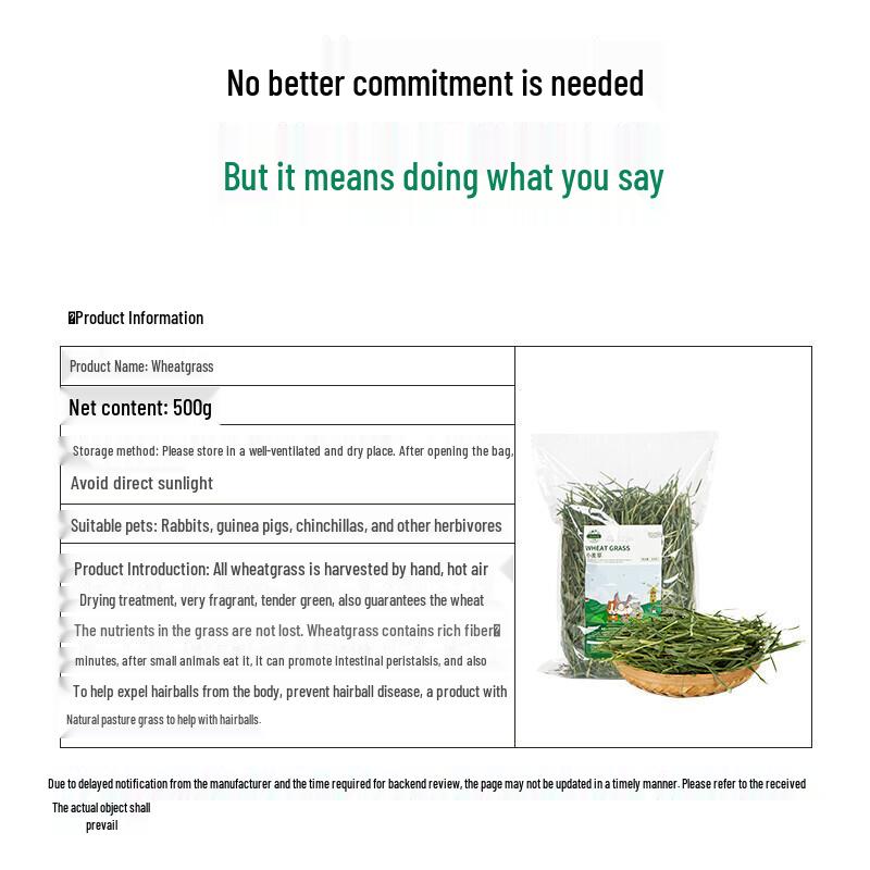 Jiexi Natural Hay & Grass Feed for Small Pets