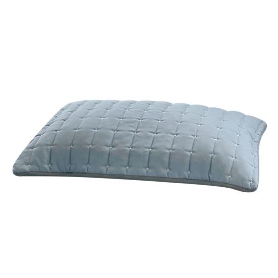 Pillow Protector with Elastic Bands Travel Pillow Cover Anti-slip Quilted Waffle Pillowcase Protect from Dust Sweat And Stain for Dorm Home Bedroom