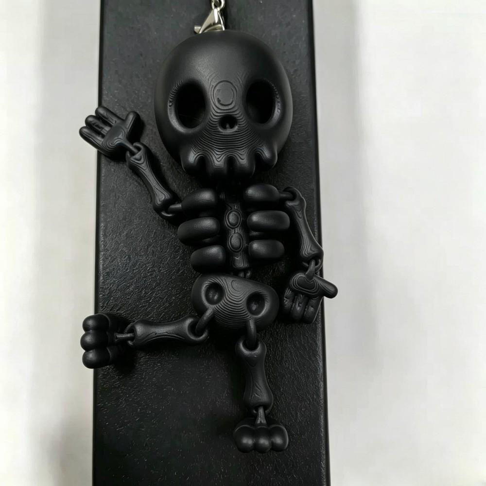 Decoration Skeleton Keychain 3D Printed Skull Bag Charm  Home Decoration