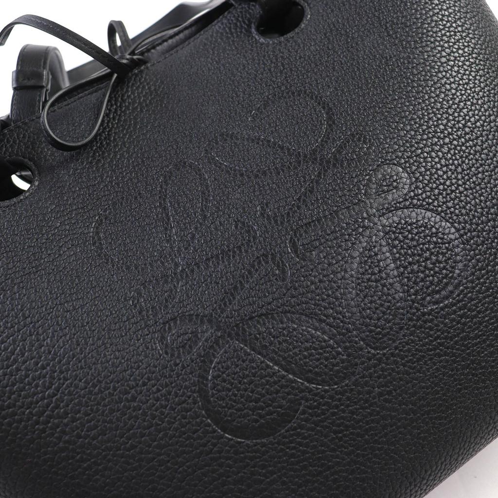 Loewe Torba Tote Anagram Mała 2-way Skórzana Torba Tote czarna skóra A717S72X031100 Używana