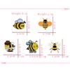 Funny Bee Insect Series Brooch Cartoon Women Men Exquisite Enamel Pins Backpack Jeans Lapel Badges Jewelry Gift For Kids Friends