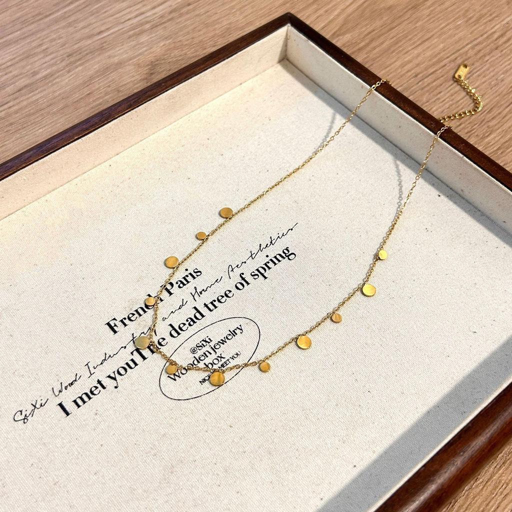 Vibrant Natural Stone Beaded Layered Necklace with Retro Pendant Choker Design for Women