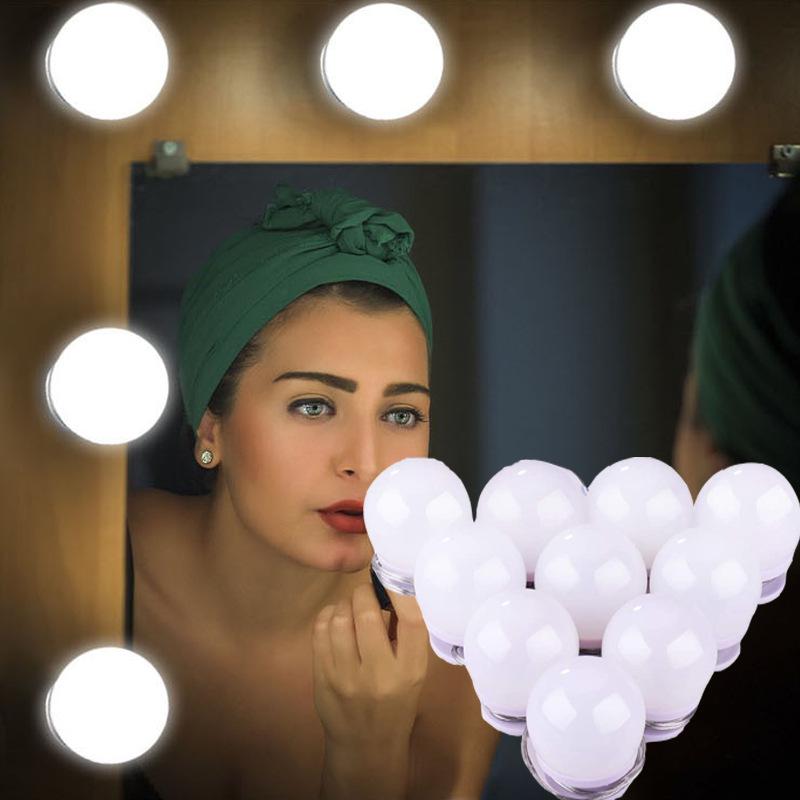 Three-Color Dimming Hollywood Vanity Makeup Light Bulb Set