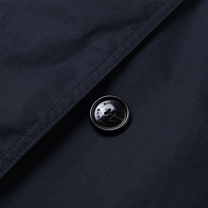 Burberry Trench Coat Men's Navy Blue 80573081