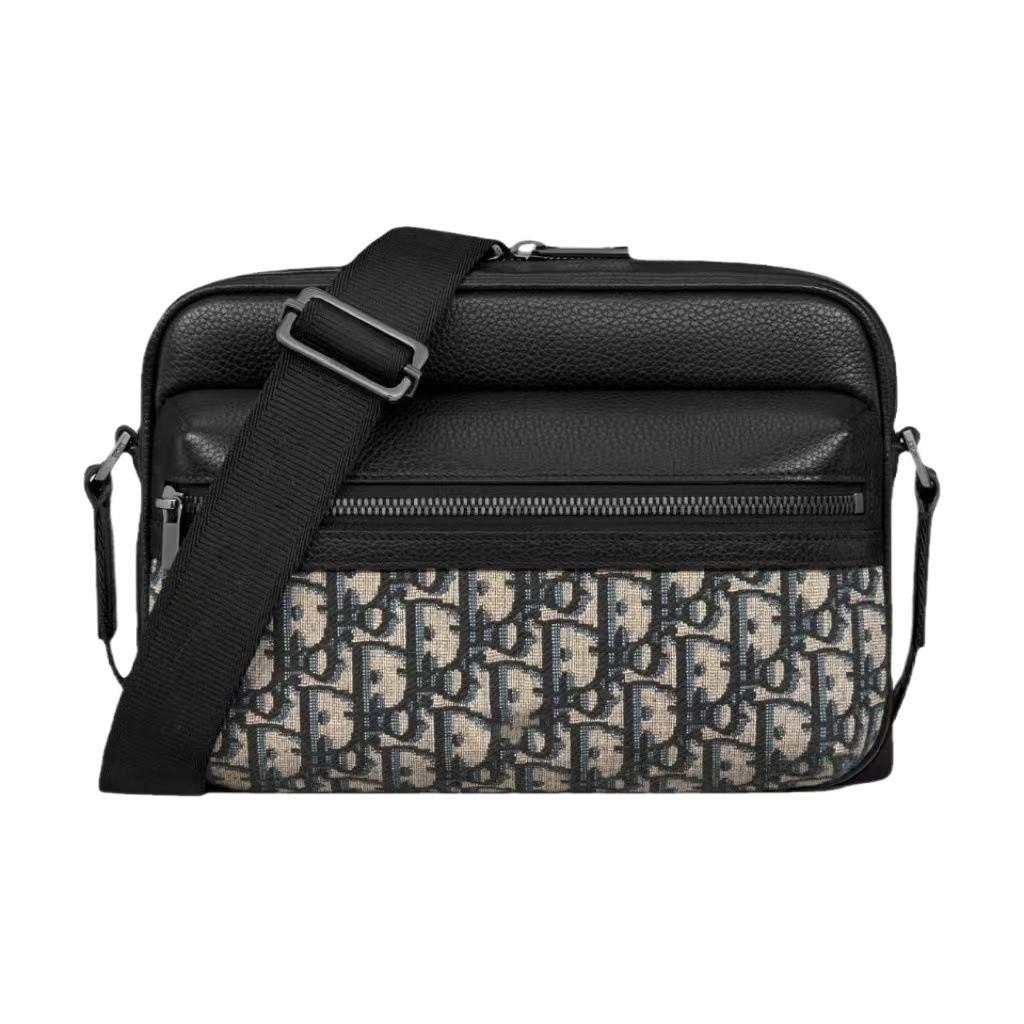 Vintage Męska Haftowana Płócienna Torba Listonoszka i Crossbody na Aparat