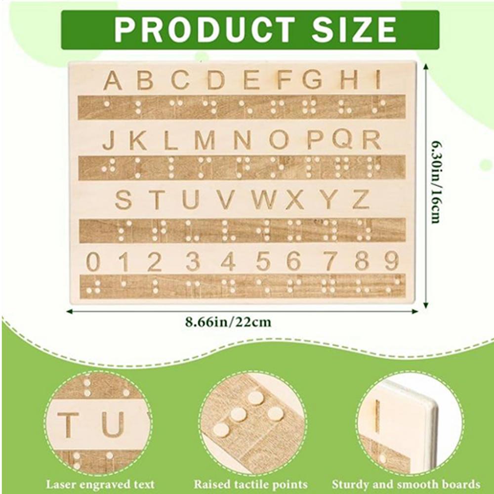 Braille Writing Board Kit 4 Lines 28 Cells Visual Impairment Aids Braille Self-Learning Kit Braille Boards/ Pen alphabet boards