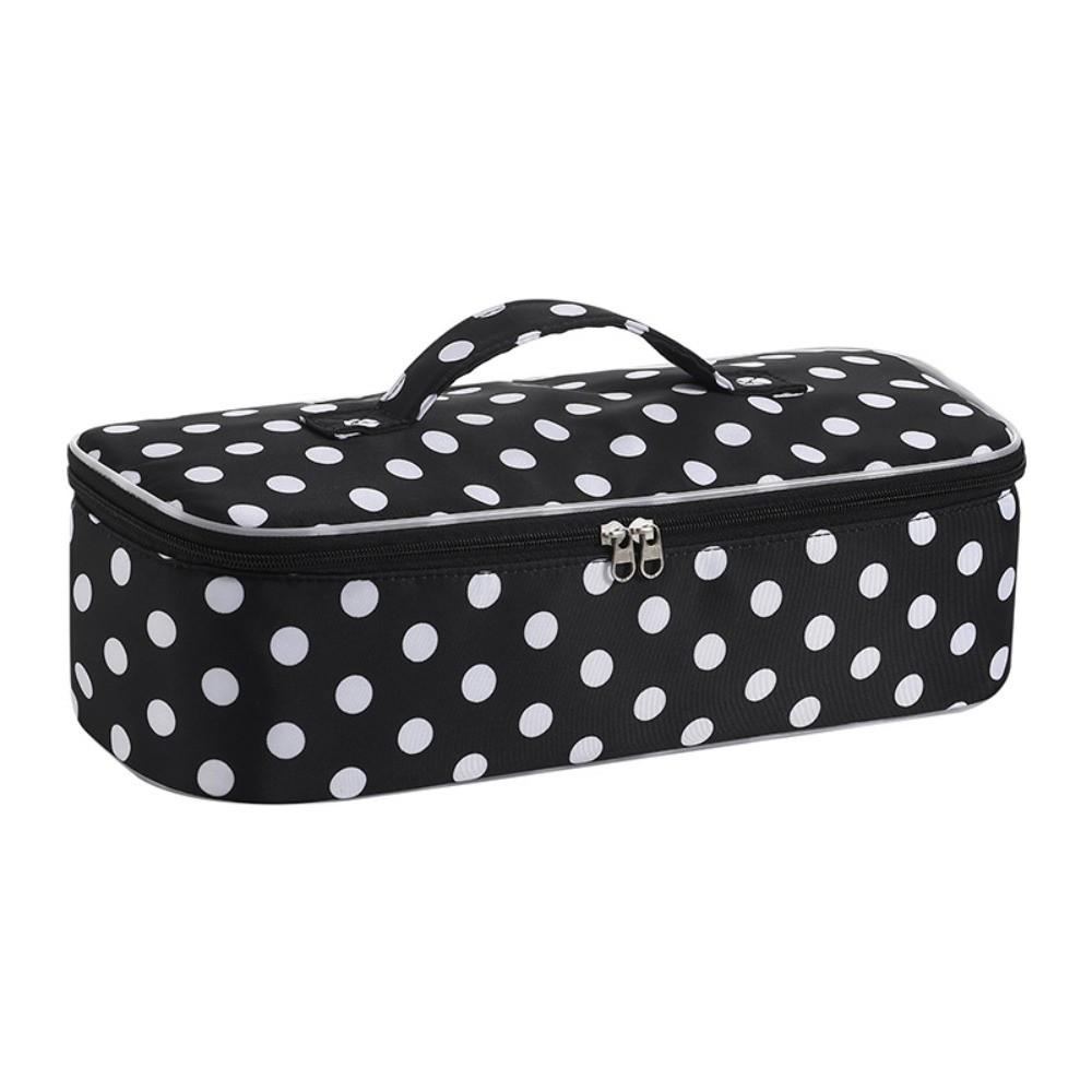 Handbag Blow Dryer Pouch Quilted Cotton Curling Iron Organizer Hair Dryer Bag Bathroom Storage